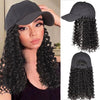 Medium Length Small Curly Baseball Cap Curly Hair - Effortless Glamor