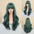 Bangs Long Curly Hair Seaweed Green Natural Fluffy Wig Suitable For Party Use - Effortless Glamor