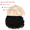 Wigyy Berets Cap with 8 Inch Wavy Curly Hat Wig - Effortless Glamor