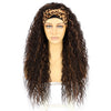 Women's Long Curly Hair Headband Wig Suitable For Party Use - Effortless Glamor