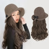 Ins Hot Fisherman's Cap Wig Long Curly Hair Big Waves For Daily Use - Effortless Glamor