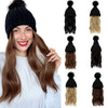 WigyyIns Hot Women Beanie Hat with Hair - Effortless Glamor