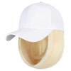 Ins Hot Baseball Cap with 14'' Hair Extensions Adjustable Wig - Effortless Glamor