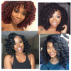 8inches Ombre Braiding Hair Jumpy Wand Curl Crochet Braids Synthetic Crochet Hair Extension for Black Women - Effortless Glamor