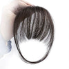 100% Human Hair Clip in Air Bangs - Effortless Glamor