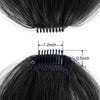 100% Human Hair Clip in Air Bangs - Effortless Glamor