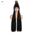 Long Straight Synthetic Wig With Hat Autumn Winter Knitted Hat Wig - Effortless Glamor