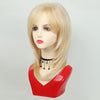 20 Inches Long Layered Blonde Wig - Effortless Glamor