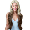 Wigyy Women's Long Wavy And Wavy Mini Lace Gradient Color Wig