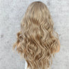 Women's Medium Parted Medium Length Hair With Big Wavy Curls For Everyday Use