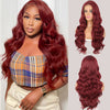 Long Body Wave Wigs for Women Blonde Yellow Brown Orange Wig