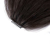 100% Human Hair Clip in Air Bangs - Effortless Glamor