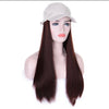 Wigyy White Cap with 24inches Hair Cap Wigs - Effortless Glamor