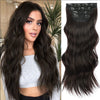 4pcs/set Long Wavy Hair Extensions Clip In Hair Extensions - Effortless Glamor