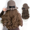 Ins Hot Fisherman's Cap Wig Long Curly Hair Big Waves For Daily Use - Effortless Glamor