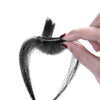 100% Human Hair Clip in Air Bangs - Effortless Glamor