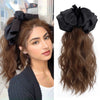 12inch Claw Clip Ponytail Hair Extensions Curly hair Natural bow Tail False Hair - Effortless Glamor