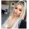 2021 Creamy White Wave Mini Lace Front Wigs - Effortless Glamor