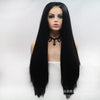 2021 Black Hot Straight Mini Lace Front Wigs - Effortless Glamor