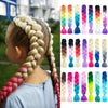 24 Inch Single Ombre Color Glowing Twist Jumbo Braiding Synthetic Hair Extension