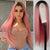 Women' s Pink Straight Hot Mini Lace Front Wig - Effortless Glamor