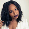 Natural Black Bob Wave Hot Mini Lace Front Wig - Effortless Glamor