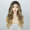 Ins Hot Long Curly Mini Lace Front Mixed Blonde Wigs - Effortless Glamor