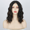 Wavy Brown & Black Bob Mini Lace Front Wig - Effortless Glamor