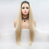 2021 Blonde Straight Mini Lace Front Wigs - Effortless Glamor