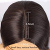 Brown Long Straight Wig Natural Middle Point Heat Resistant Mini Lace Front Wigs - Effortless Glamor