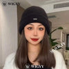 Beanie Hats for Women with Hair Wig Attached Winter Hats Knit Cap - Effortless Glamor