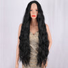 Wig Synthetic Wig For Black Long Wave Natural Black Wig