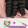 8inches Ombre Braiding Hair Jumpy Wand Curl Crochet Braids Synthetic Crochet Hair Extension for Black Women - Effortless Glamor