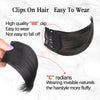 4 PCSInvisible Hairpadswig piece Seamless Clip In Hair Piece Hair Extension Hair Topper for Thinning Hair Women - Effortless Glamor