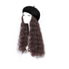 Long Curly Hair Fashion Hat Wig - Effortless Glamor