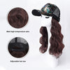 Long Wavy Hair Hat WigNaturally Connect Wig Summer Adjustable Hat Wig - Effortless Glamor