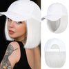 Ins Hot Baseball Cap with 14'' Hair Extensions Adjustable Wig - Effortless Glamor