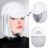 Ins Hot Baseball Cap with 14'' Hair Extensions Adjustable Wig - Effortless Glamor