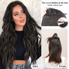 3 pcs/set Natural Black Hair Clip - Effortless Glamor