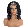 Headband Wigs18 Inch SoftWigs with ScarfFibre Dreadlocks Hair Wigs - Effortless Glamor