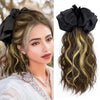 12inch Claw Clip Ponytail Hair Extensions Curly hair Natural bow Tail False Hair - Effortless Glamor