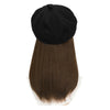 Synthetic 19.5-Inch Newsboy Cap Wig Suitable For Daily Use - Effortless Glamor