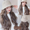 Aesthetic Weave Cap Straight Hair And Big Wave Wig - Effortless Glamor