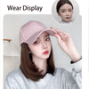 Pink Baseball Cap Hat Wigs - Effortless Glamor