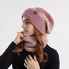 Beanies Neckerchief with Hair Attached for Women Hat Wigs - Effortless Glamor