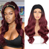 26 InchWave Headband Wig Ombre Brown Blonde Wave Turban Wigs - Effortless Glamor