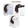 Ponytail Small Wave Baseball Cap Exposed Top Wig Black Cap Wig - Effortless Glamor