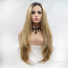 2021 Gold Blonde Straight Mini Lace Front Wigs - Effortless Glamor