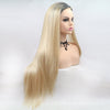 2021 Blonde Straight Mini Lace Front Wigs - Effortless Glamor