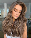 New Wave Brown Hot Mini Lace Wig - Effortless Glamor